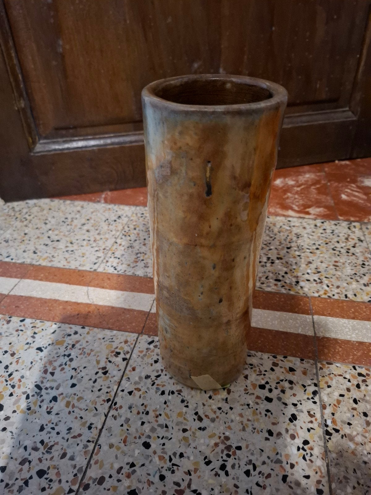Grand vase vintage en grès émaillé JP Delsenne, Enlèvement ou Envoi
