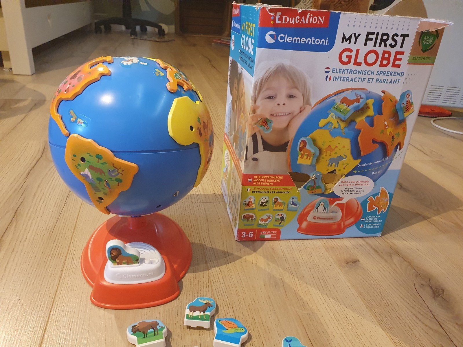Wereldbol educatief speelgoed elektronisch, Kinderen en Baby's, Ophalen