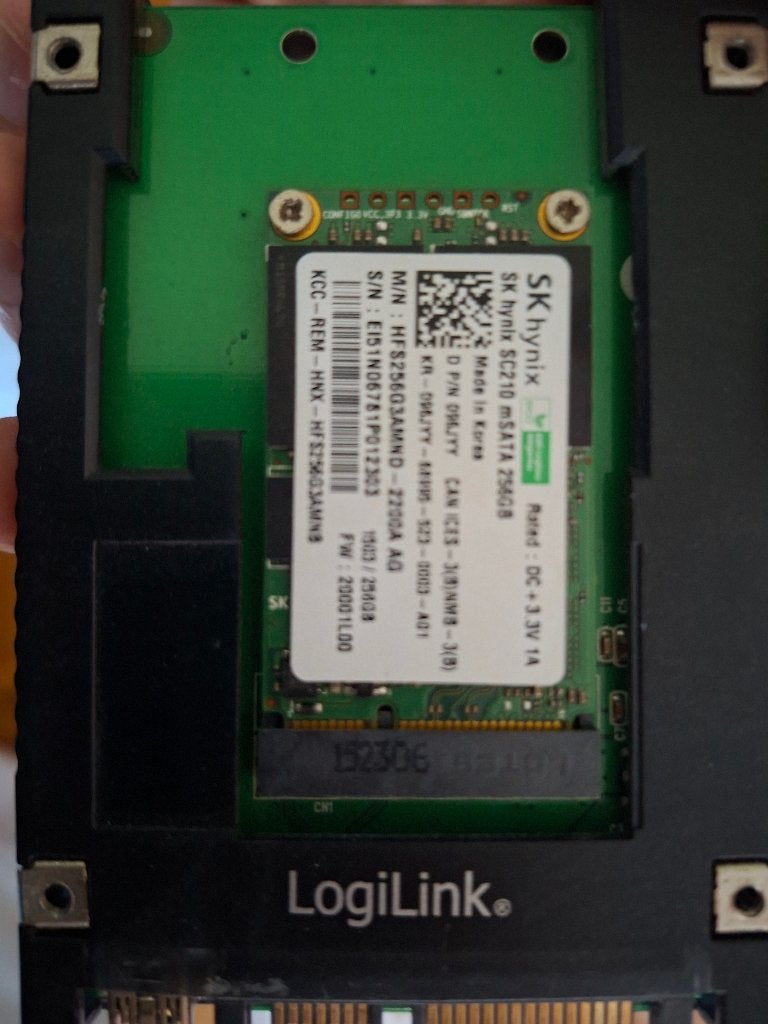 LOGILINK / UA0223 / SSD SATA III / 250 Go, Computers en Software, Harde schijven, Ophalen, Zo goed als nieuw, SATA, SSD
