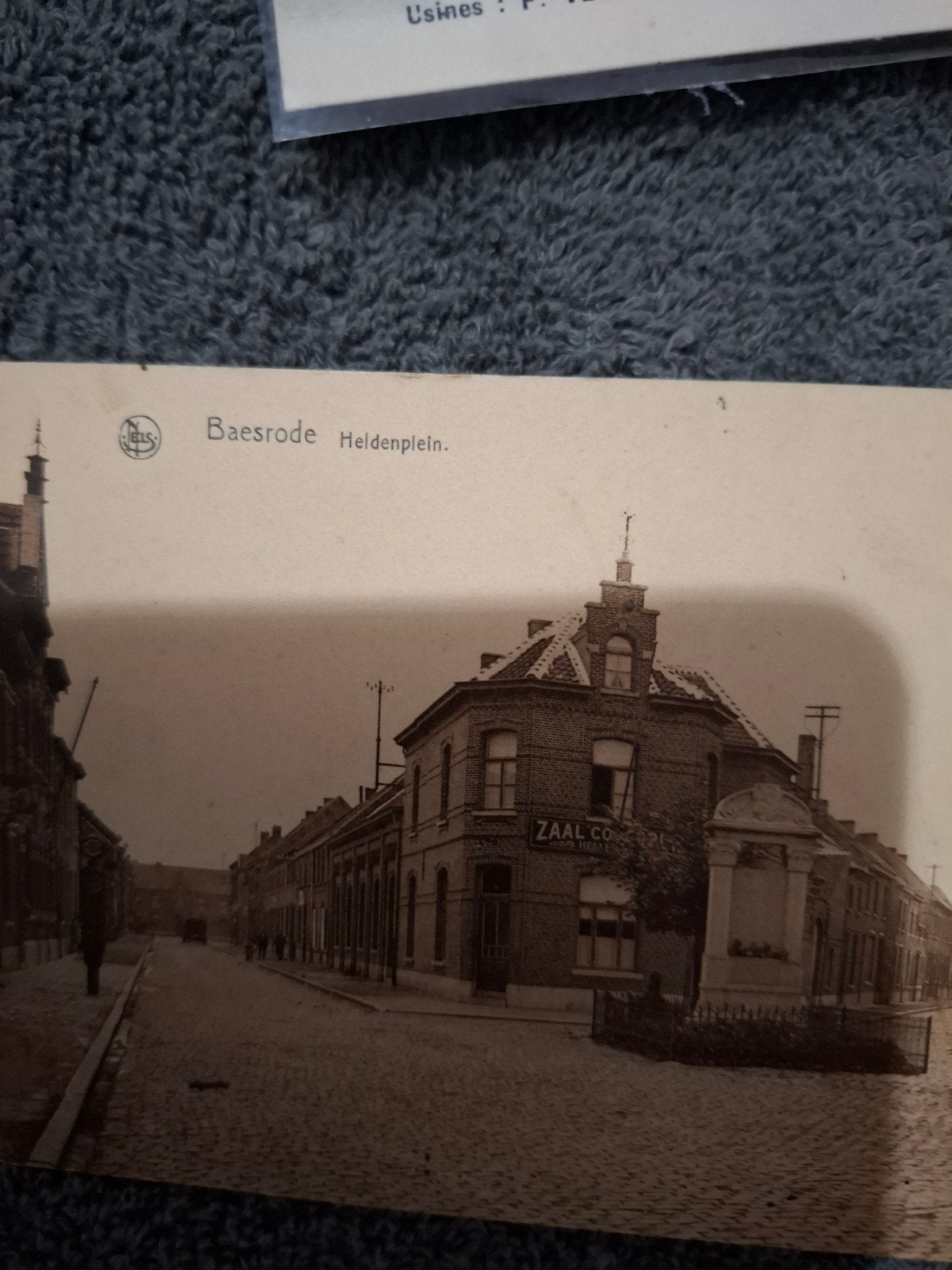 Prachtkaart baasrode -baesrode- heldenplein- zaal concordia, Verzamelen, Postkaarten | België, Ophalen