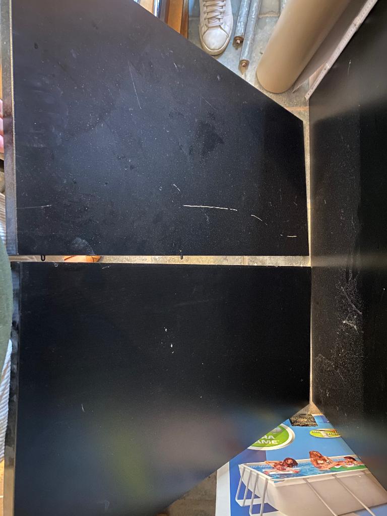Eettafel met 6 stoelen, Huis en Inrichting, Tafels | Eettafels, Ophalen, Gebruikt, 50 tot 100 cm, Vijf personen of meer
