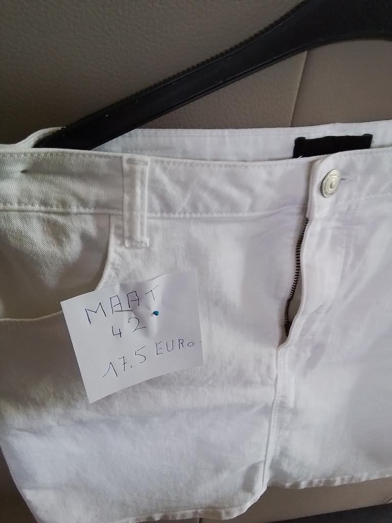 Witte jeans rokje nieuw, Kleding | Dames, Rokken, Ophalen, Wit, Maat 42/44 (L), Nieuw