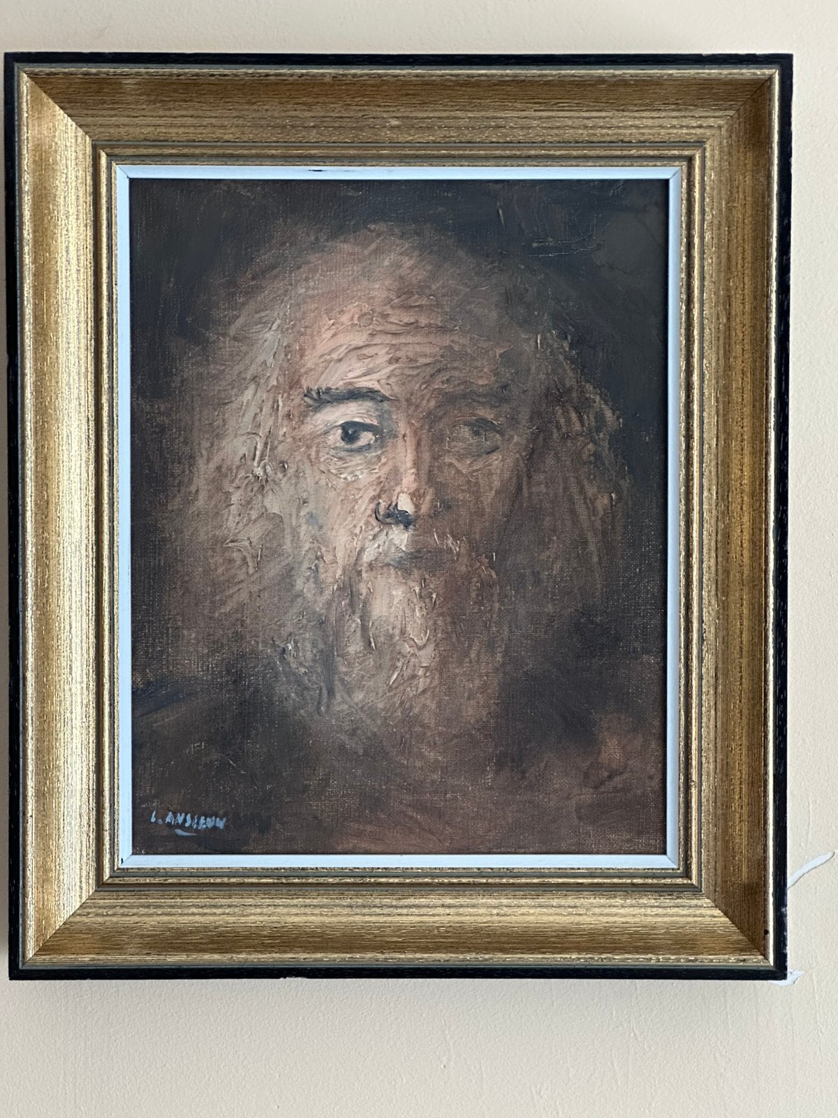 Origineel olieverfschilderij van Luc Anseeuw, Ophalen of Verzenden