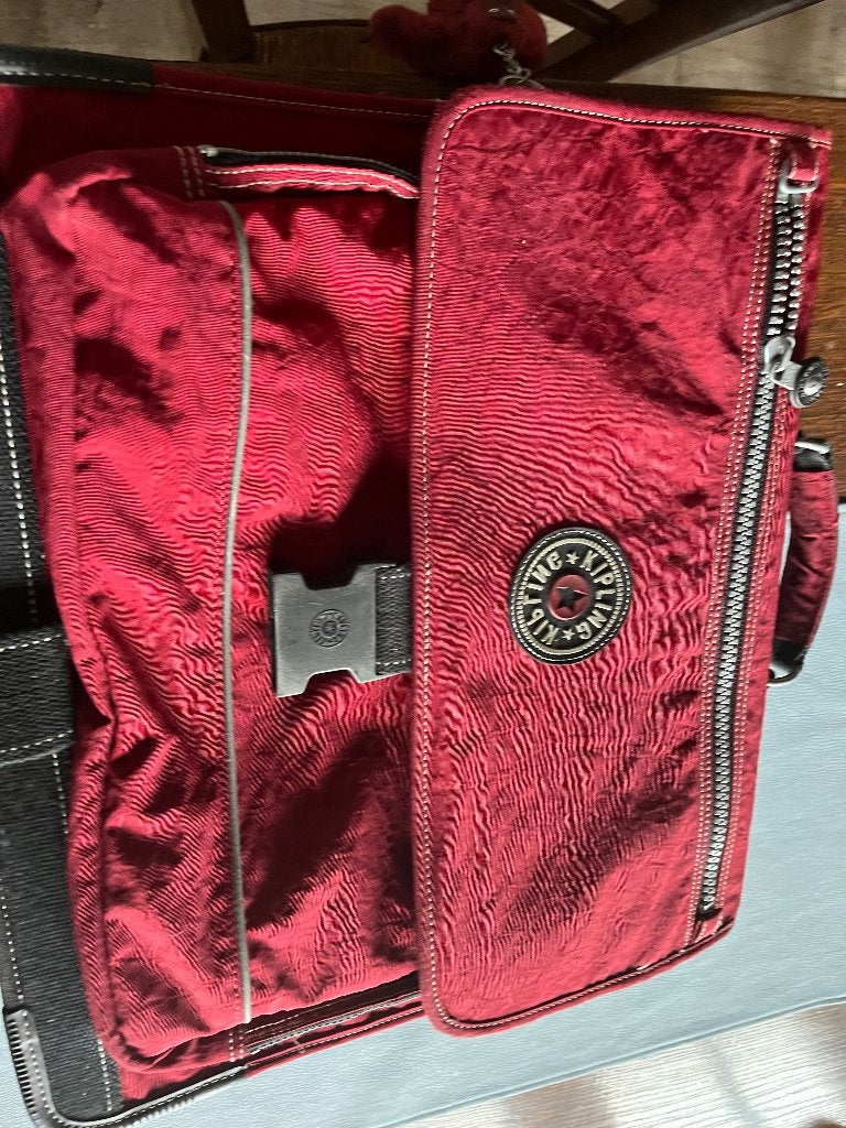 Boekentas Kipling, Ophalen, Zo goed als nieuw, Rood, Rugtas