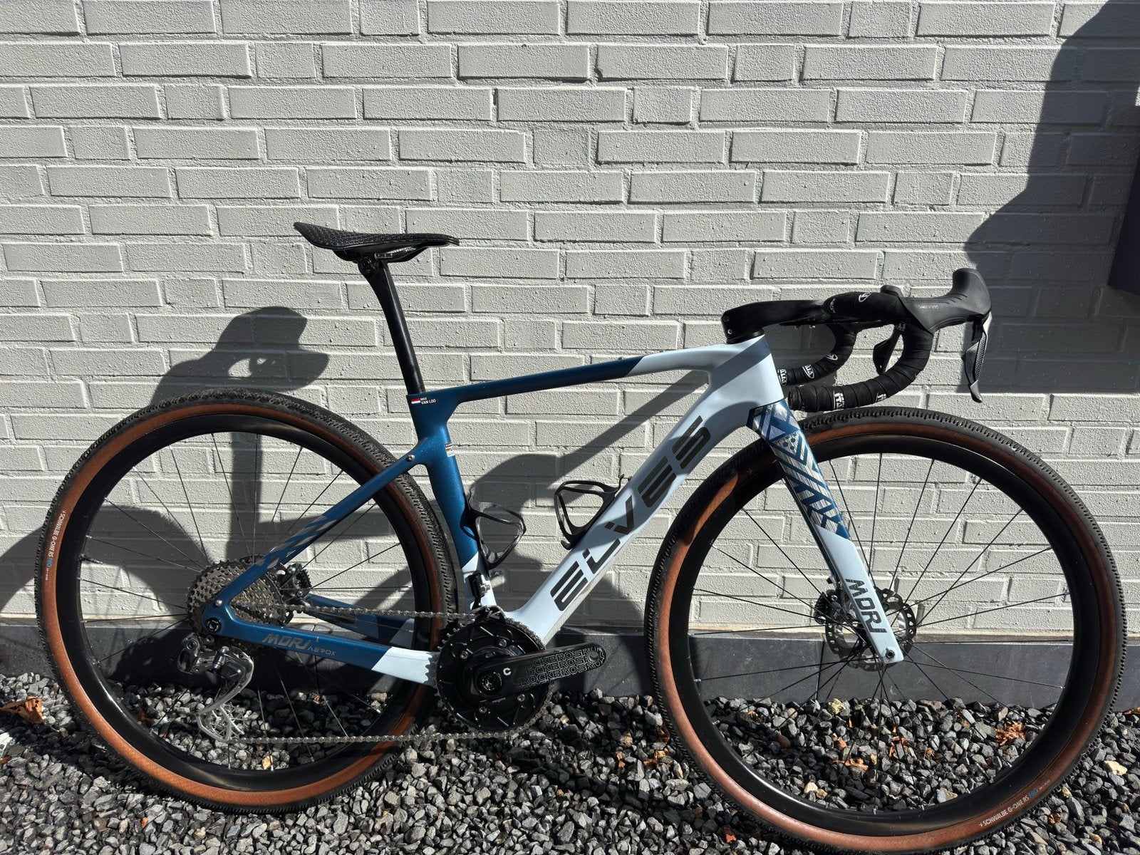 Elves Mori AeroX carbon gravelfiets - GRX Di2 - power meter, Enlèvement, Comme neuf, Carbone