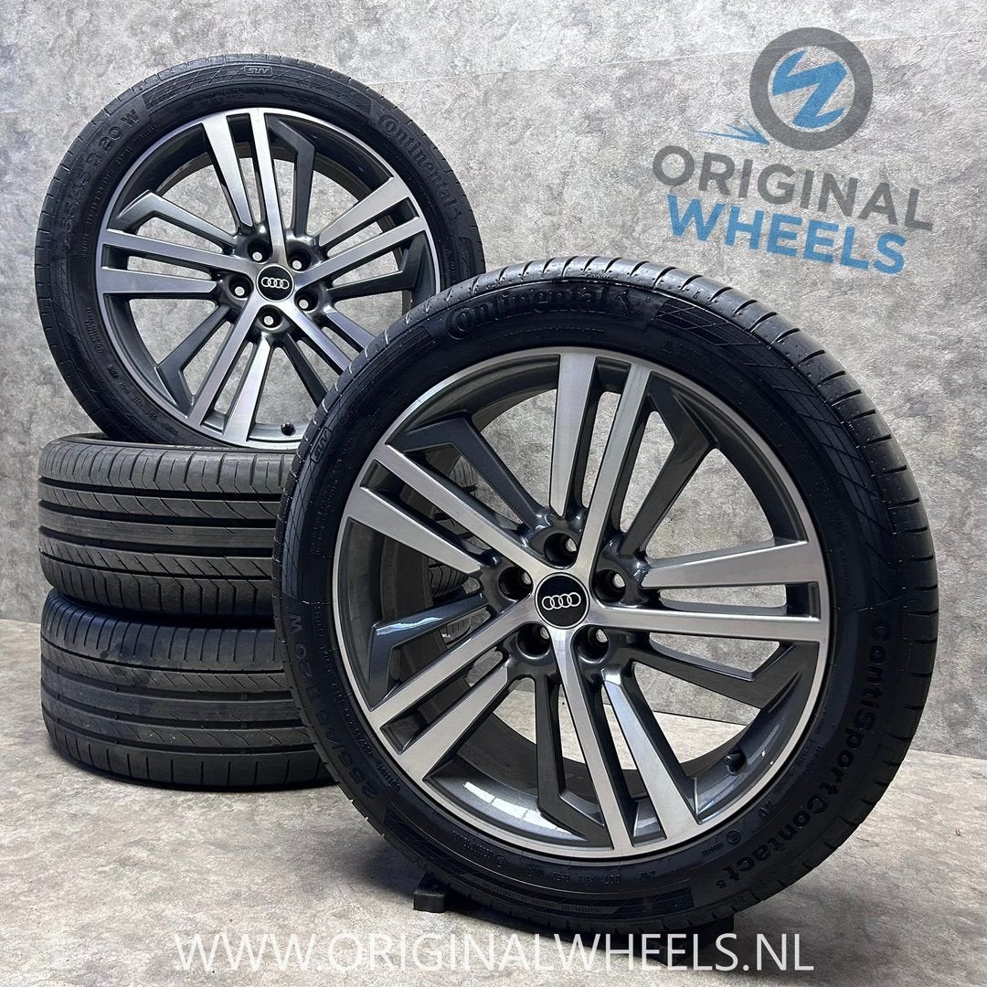 20 inch originele velgen + zomerbanden Audi Q5 SQ5 80A601025, Pneus et Jantes, Véhicule de tourisme, Pneus été, -