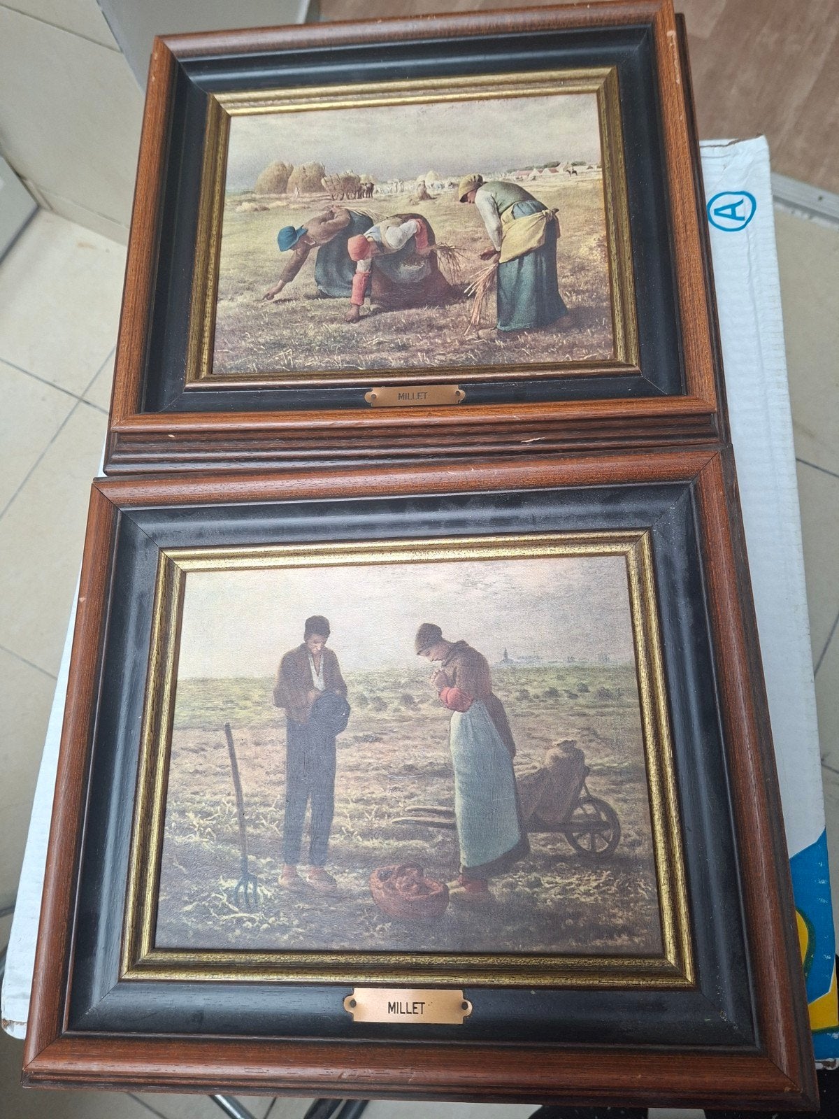 tableau millet 30€ les 2, Antiquités & Art, Enlèvement