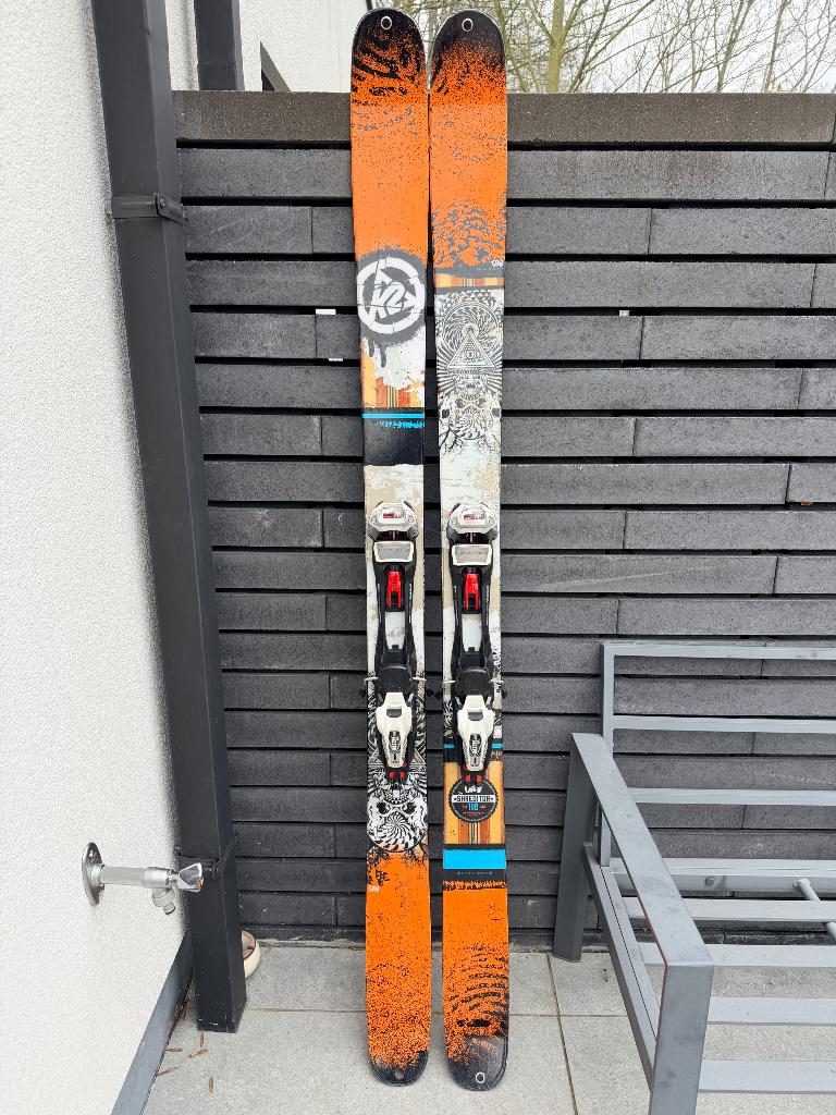 K2 Shreditor 112 + toeringbinding + stijgvellen, Autres marques, Enlèvement ou Envoi, Skis, Ski