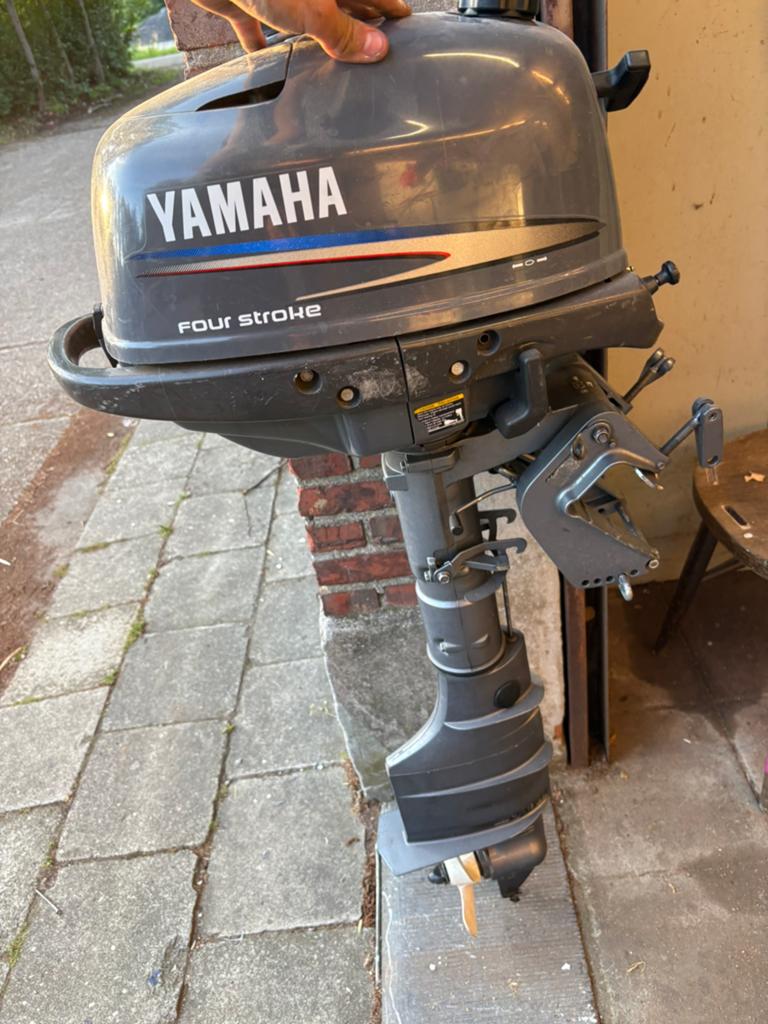 Yamaha 4pk buitenboordmotor, Watersport en Boten, Ophalen, Zo goed als nieuw, Buitenboordmotor