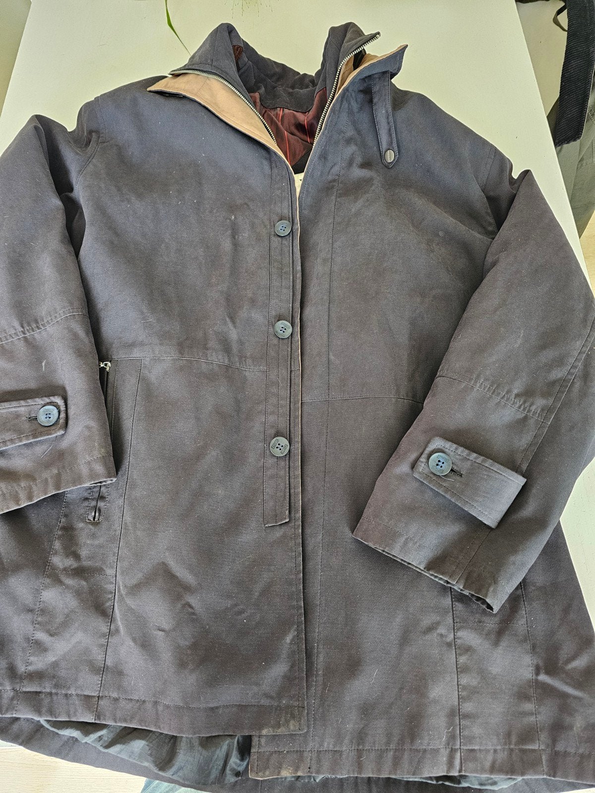 Coupe-vent vintage Emporio Armani pour homme taille XXXL, av, Enlèvement ou Envoi, Taille 56/58 (XL), Beige