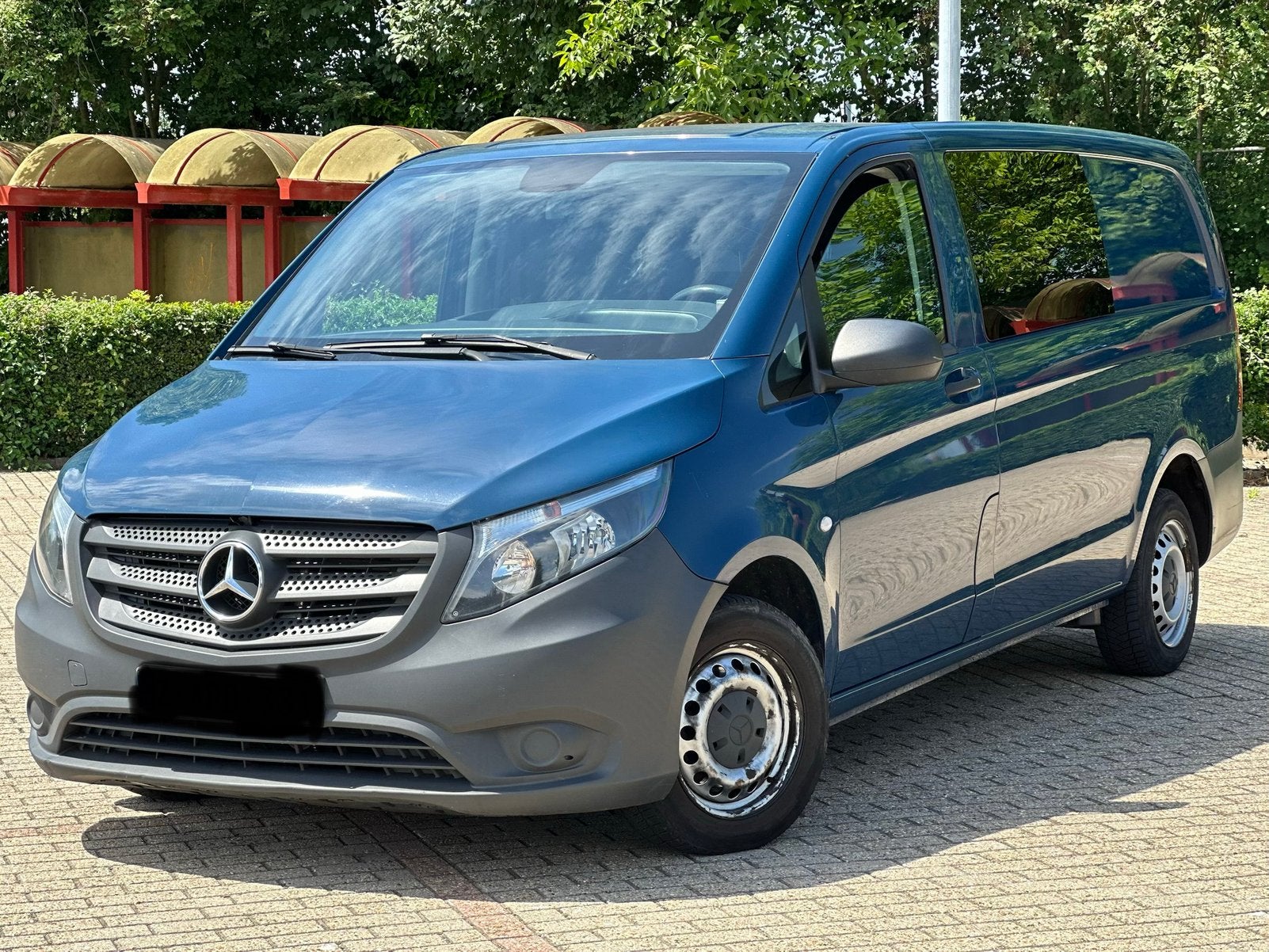 MERCEDES VITO 111 dubbele cabine 2016, Auto's, Mercedes-Benz, Particulier, Vito, ABS, Airbags, Airconditioning, Alarm, Bluetooth