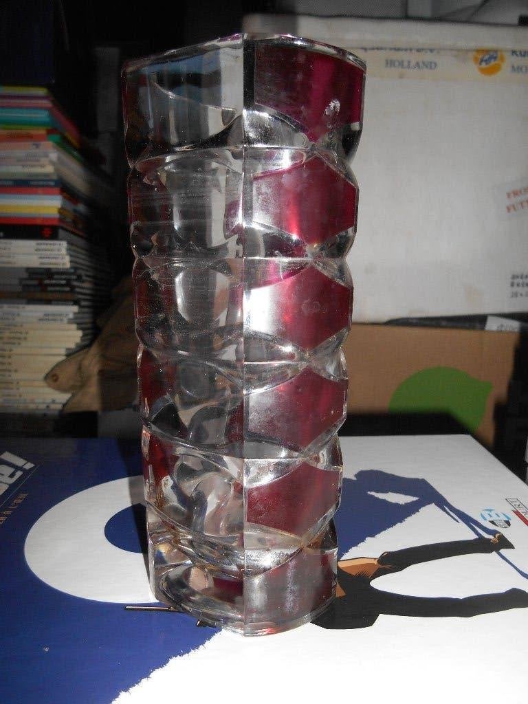 Vase 17cm Rubis ( France), Antiquités & Art, Enlèvement ou Envoi