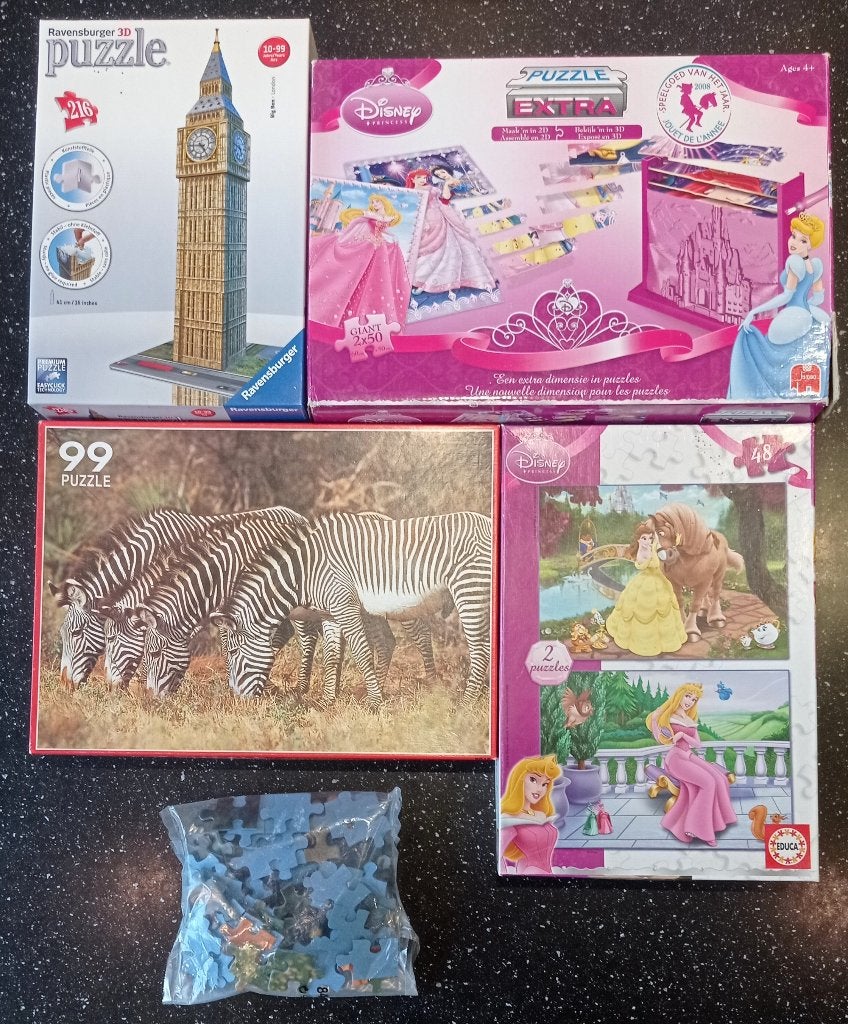 Puzzels, Hobby en Vrije tijd, Ophalen of Verzenden, Gebruikt