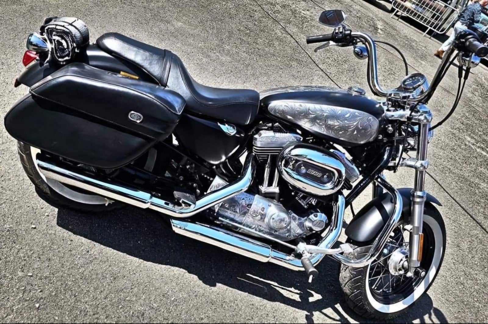 HD Delva M Custom One XL1200 CB BEPERKTE donkere editie 2014, Motoren, Motoren | Harley-Davidson, Particulier, Ophalen