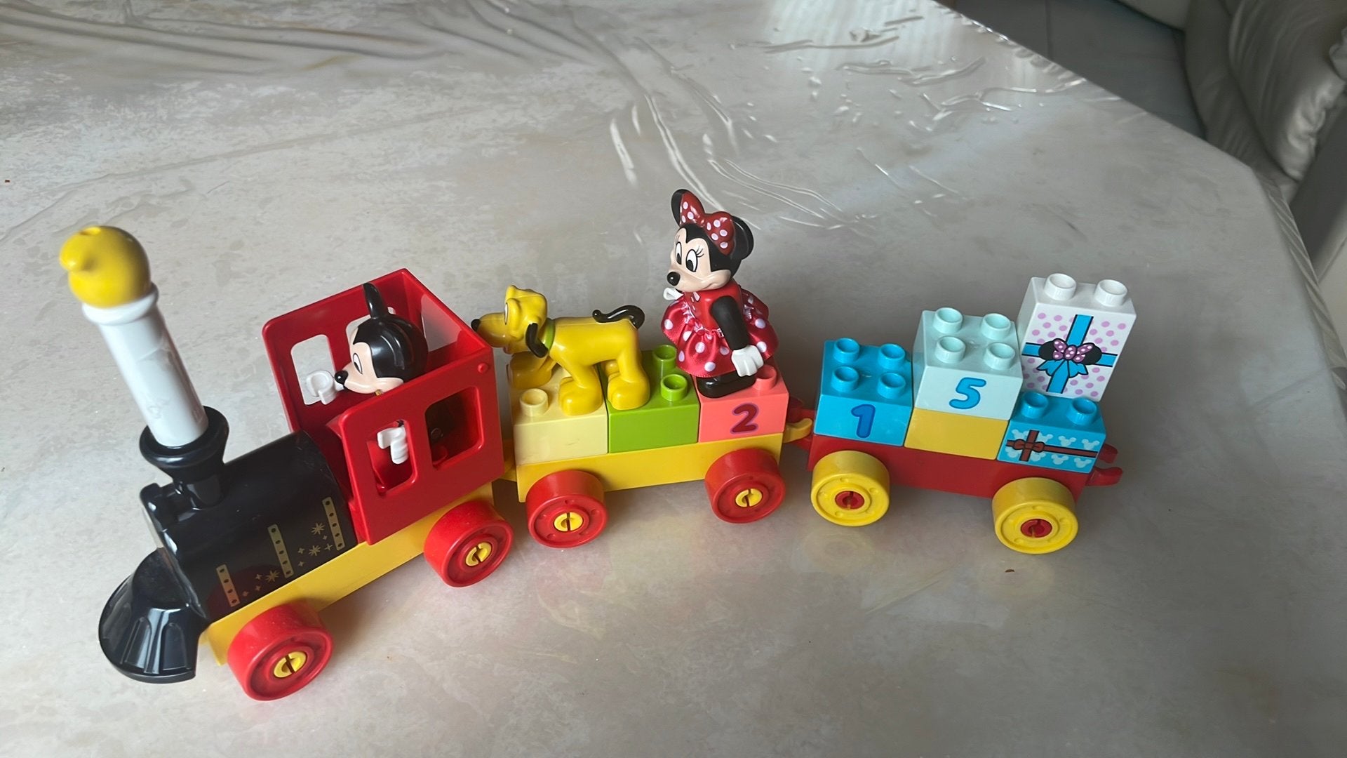 Trein Mickey mousse, Ophalen of Verzenden, Zo goed als nieuw