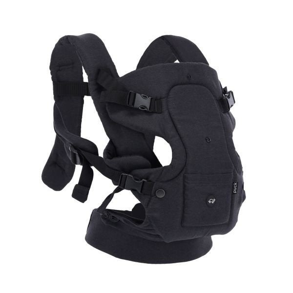 Ergonomische draagzak Puck Coco Zwart (3,5 - 15 kg), Kinderen en Baby's, Babydragers en Draagdoeken, Ophalen, Rug, Draagzak