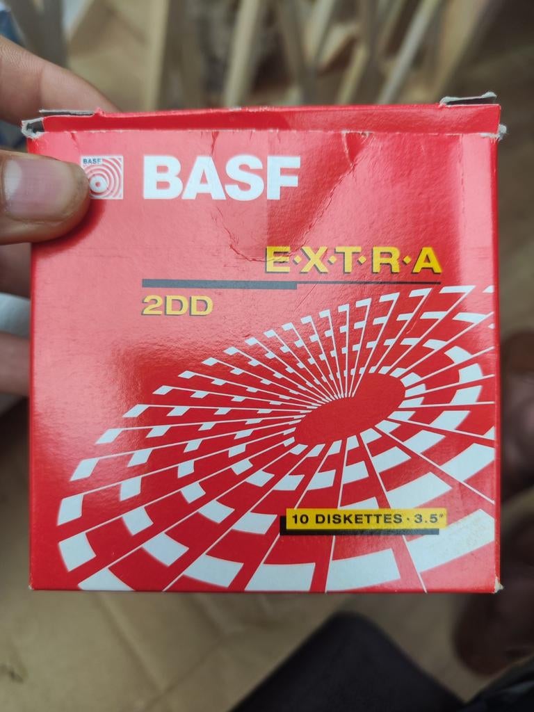 Disquettes BASF extra 3,5" 2DD, Neuf, BASF, Enlèvement, Autres types