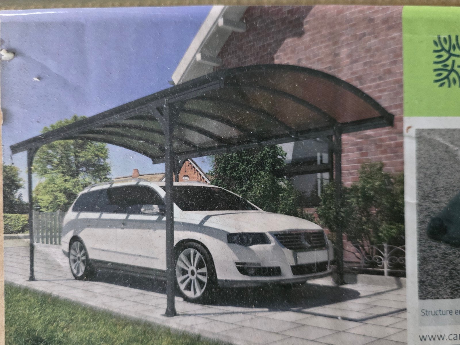 NEUF Carport Aluminium Victoria 5x3m Emballage scellé, Jardin & Terrasse, Verrières, Enlèvement, Carport