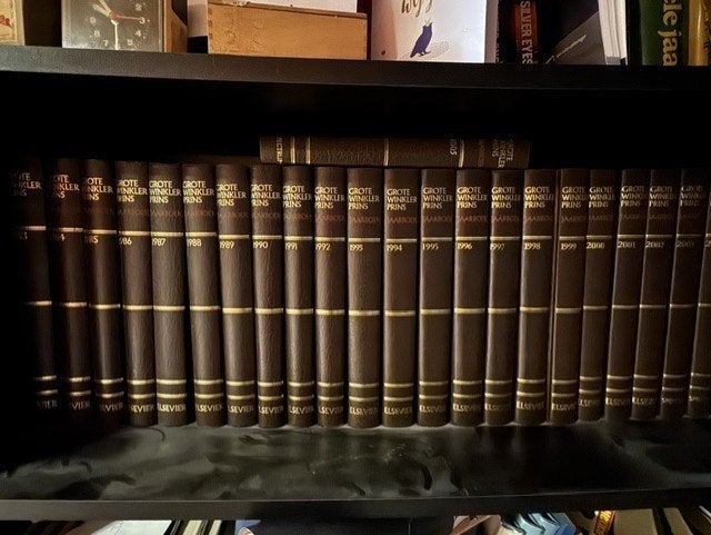Winkler Prins Jaarboeken, Ophalen, Gelezen, Complete serie