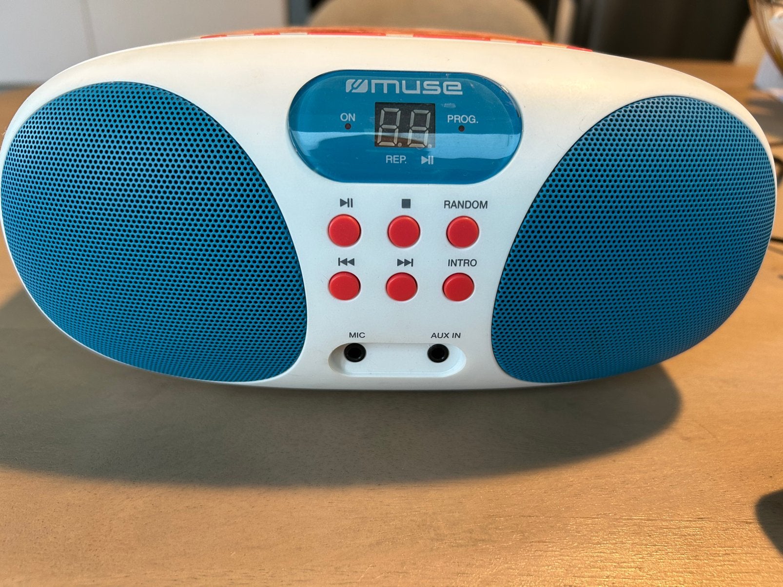 Draagbare Radio en CD-speler MUSE, Ophalen, Zo goed als nieuw, Radio