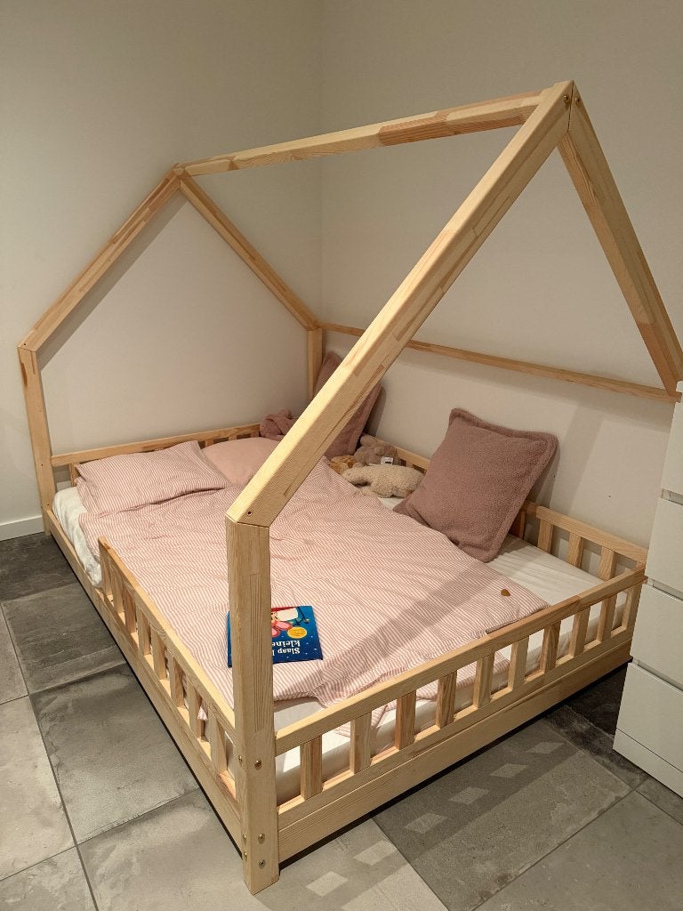 Vloerbed, Kinderen en Baby's, 180 cm of meer, Ophalen, Lattenbodem, 100 cm of meer