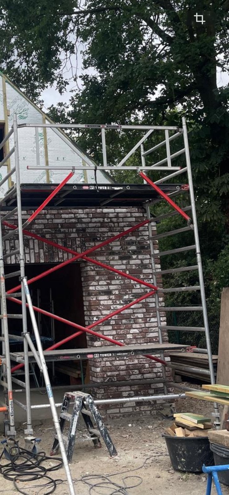 Altrex rs tower 5 rolsteiger, Doe-het-zelf en Bouw, Steigers, Ophalen, Zo goed als nieuw