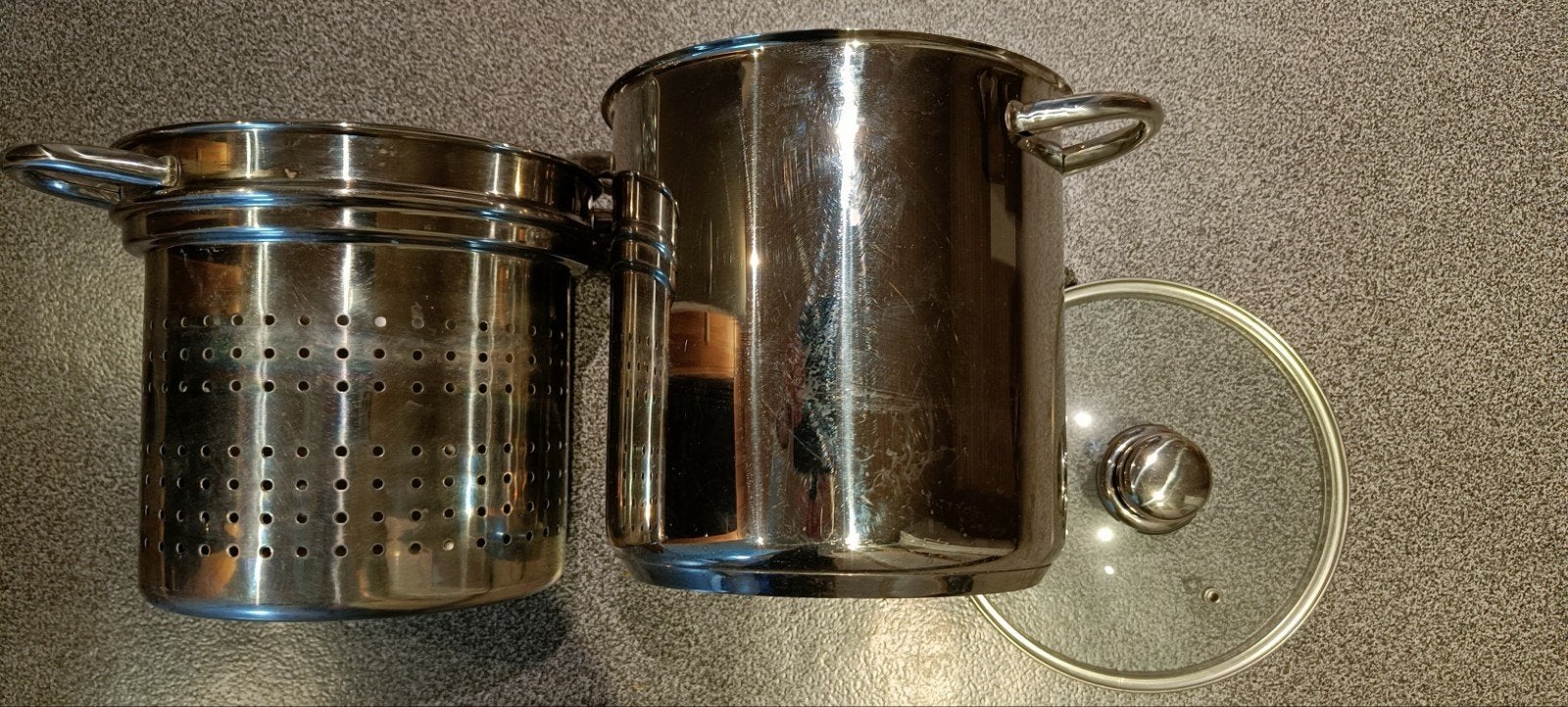 pastapot, Ophalen, Zo goed als nieuw