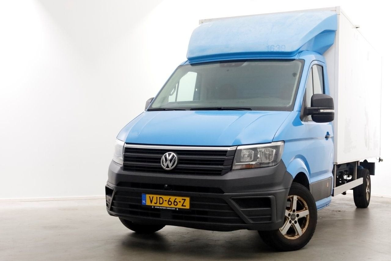 Volkswagen Crafter 35 2.0 TDI E6 Bakwagen met achterdeuren 2, Auto's, Blauw, Bedrijf, 277 g/km, Onderhoudsboekje