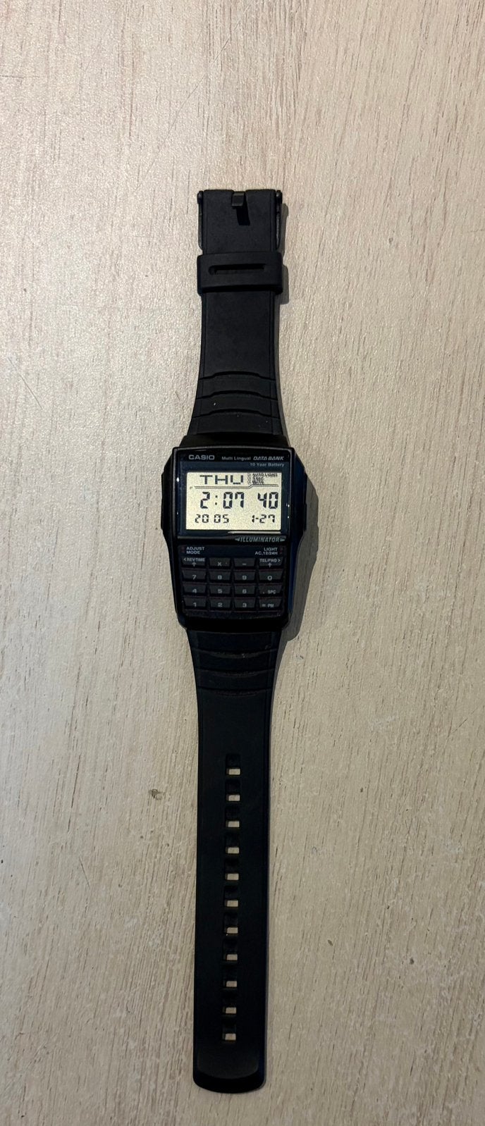Casio herenhorloge, Bijoux, Sacs & Beauté, Montres de sport, Enlèvement, Comme neuf