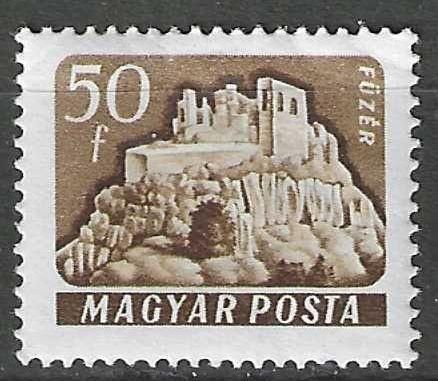 Hongrie 1960-1961 - Yvert 1337B - Châteaux - Fucer (ST), Envoi, Affranchi