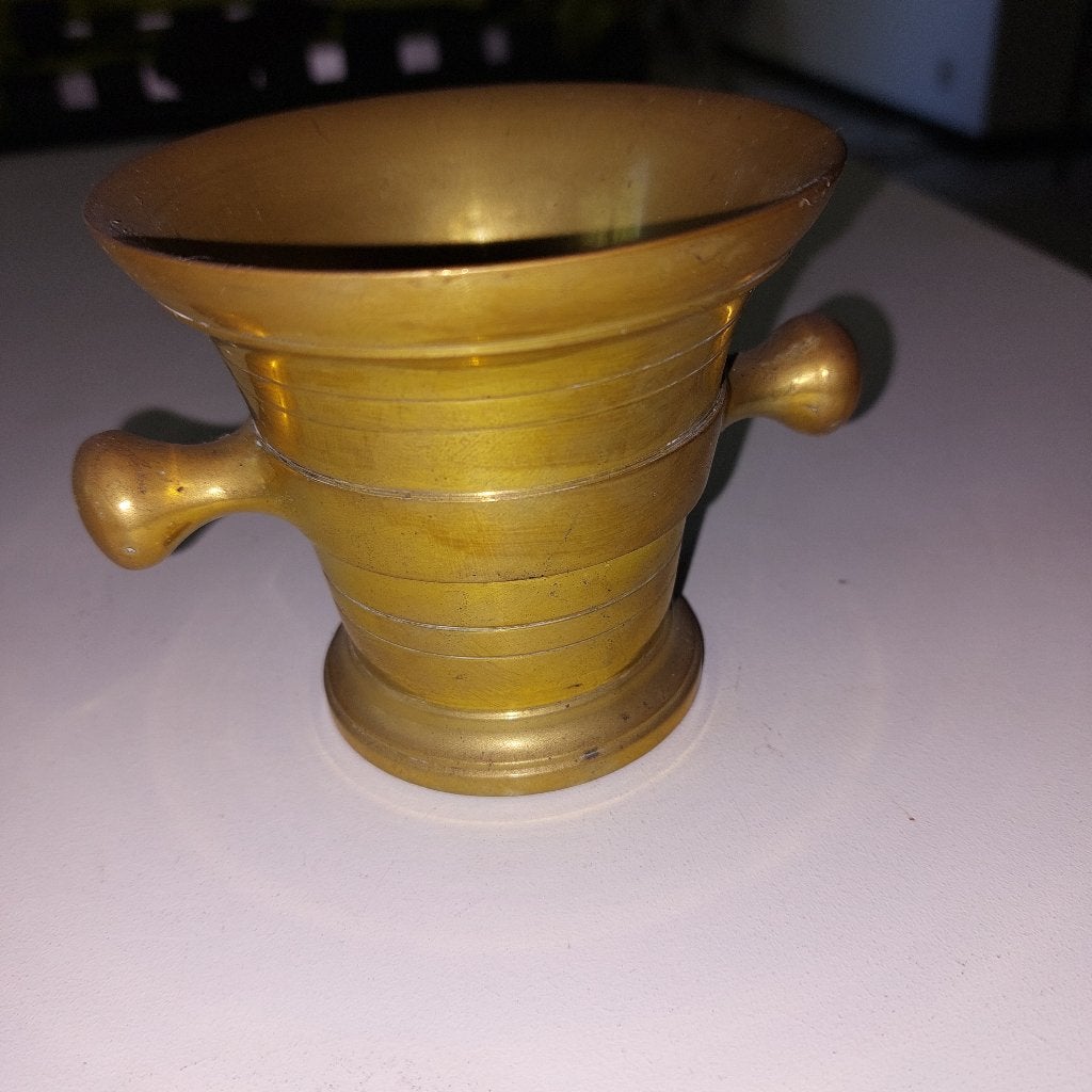 oude bronzen vijzel, Antiek en Kunst, Ophalen, Brons