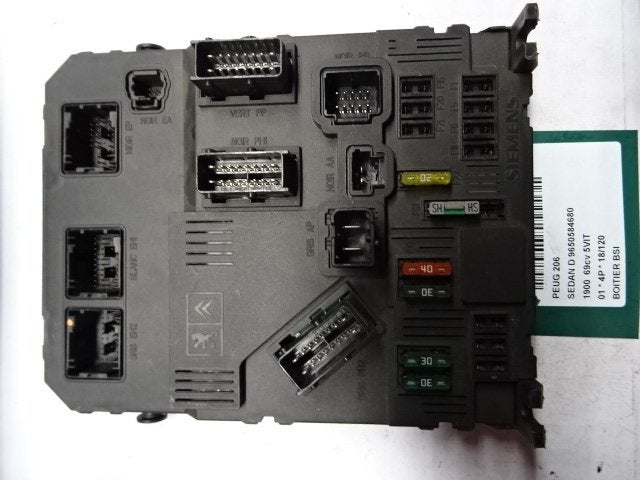 ORDINATEUR UNITE COMMANDE ELECTRONIQUE 206 (2A / C/H/J/S), Utilisé, Peugeot