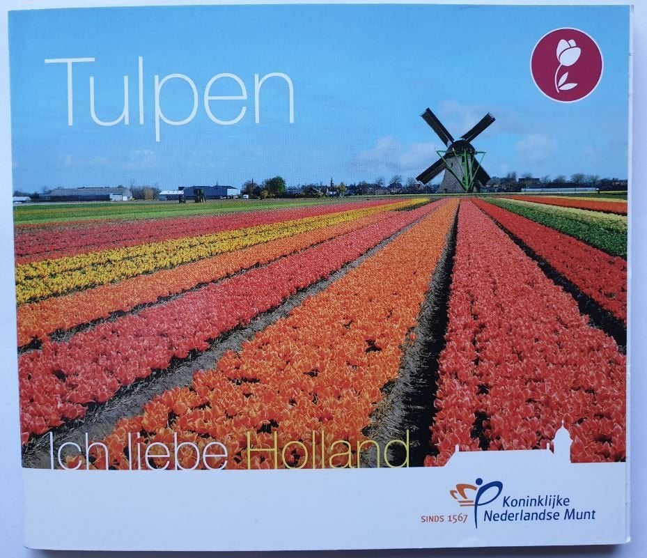 Salon monétaire mondial des Pays-Bas BU Set 2017 « Tulipes », Timbres & Monnaies, Envoi, Série