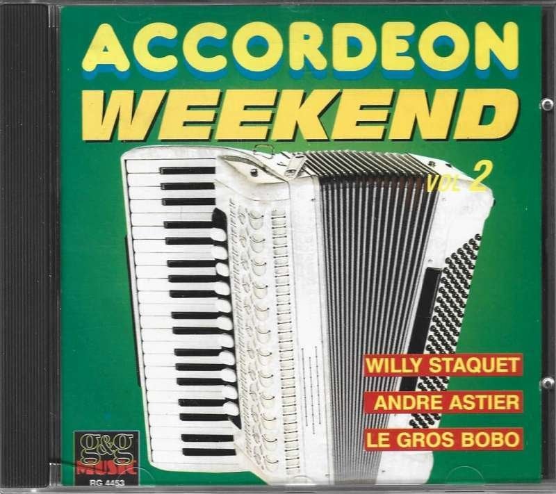 CD Accordeon Week-End VOL 2 Willy Staquet / André Astier, Easy listening, Ophalen of Verzenden, Zo goed als nieuw, Verzamelalbum