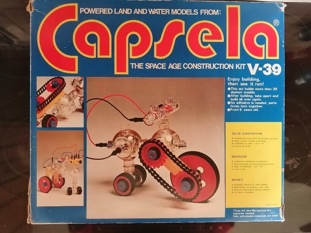 VINTAGE 1978 Kit de Construction Motorisé - CAPSELA V-39, Envoi, Construction
