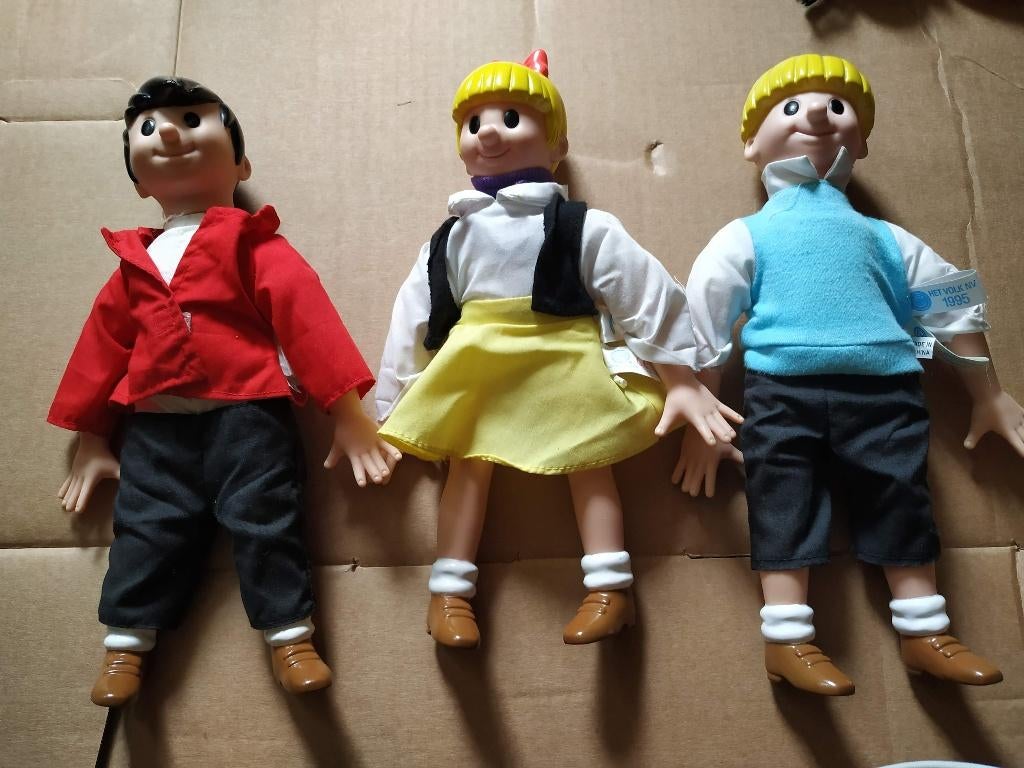 jommeke & co grote popjes ongeveer 30/32cm, Ophalen of Verzenden