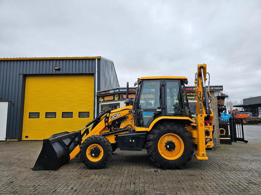 JCB 3DX PLUS 4WD / Airco WE1544, Graaflaadcombinatie