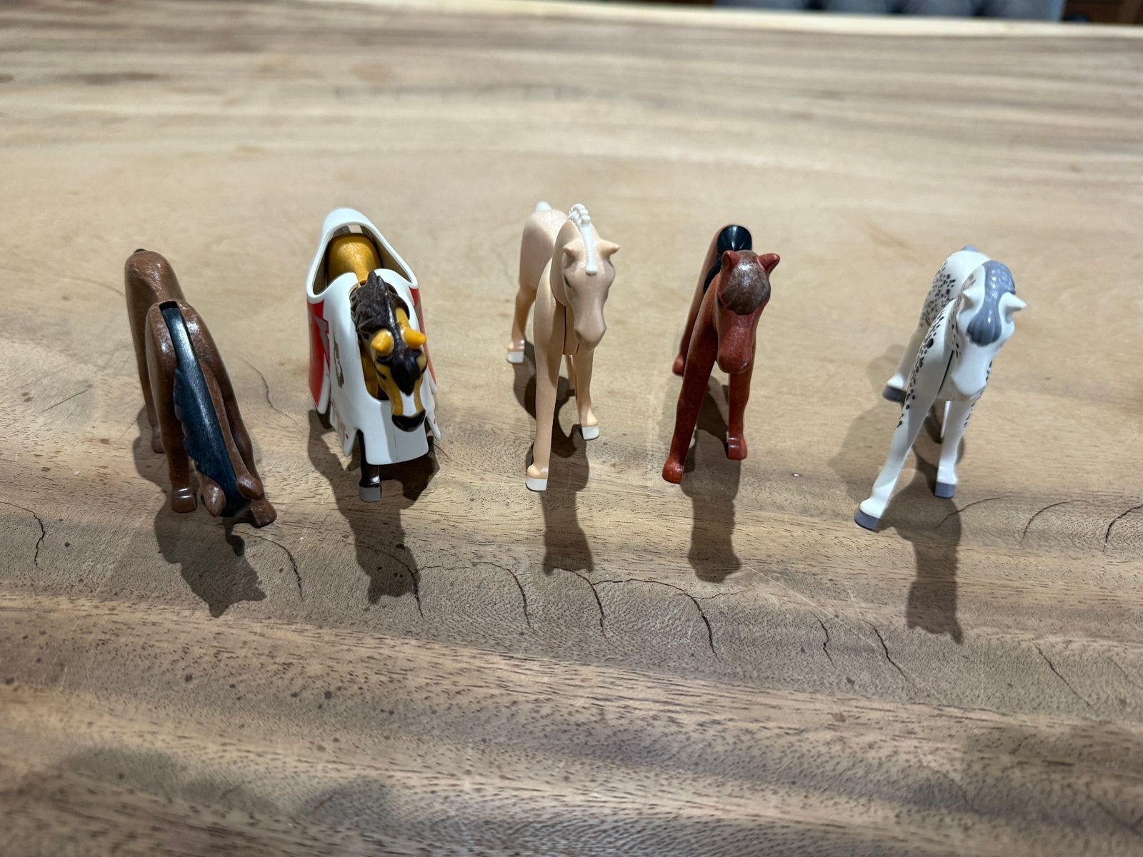 Paardjes Playmobil, Ophalen, Gebruikt