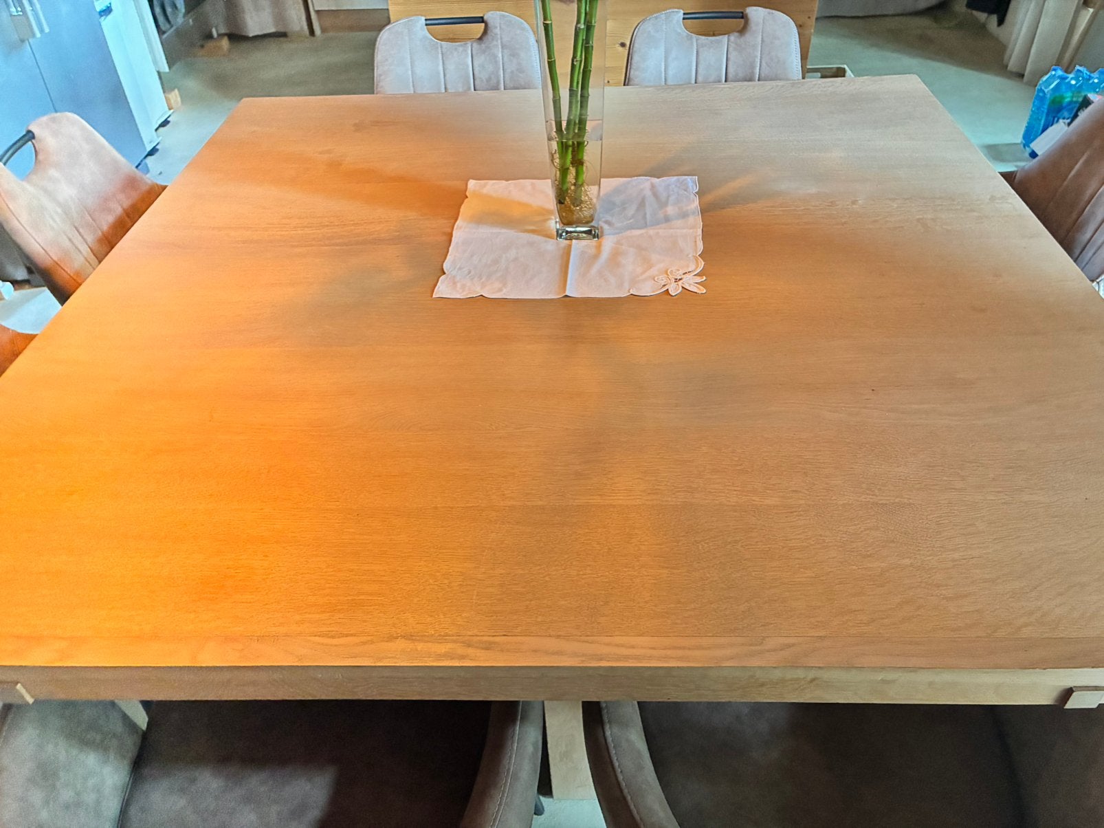 Table à manger en chêne massif, Cinq personnes ou plus, Enlèvement, Chêne, Modern