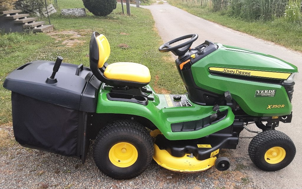 Tracteur tondeuse John deere X350R Hydro 20ch bicylindre, Jardin & Terrasse, Enlèvement, Comme neuf, Démarrage électrique