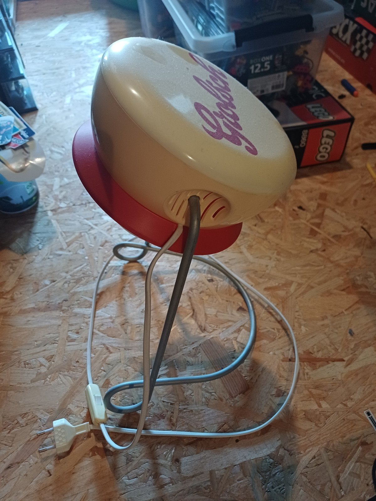 Leuke Grolsch beugel tafellamp, Ophalen of Verzenden, Gebruikt, Figuurlamp, E27 (groot)
