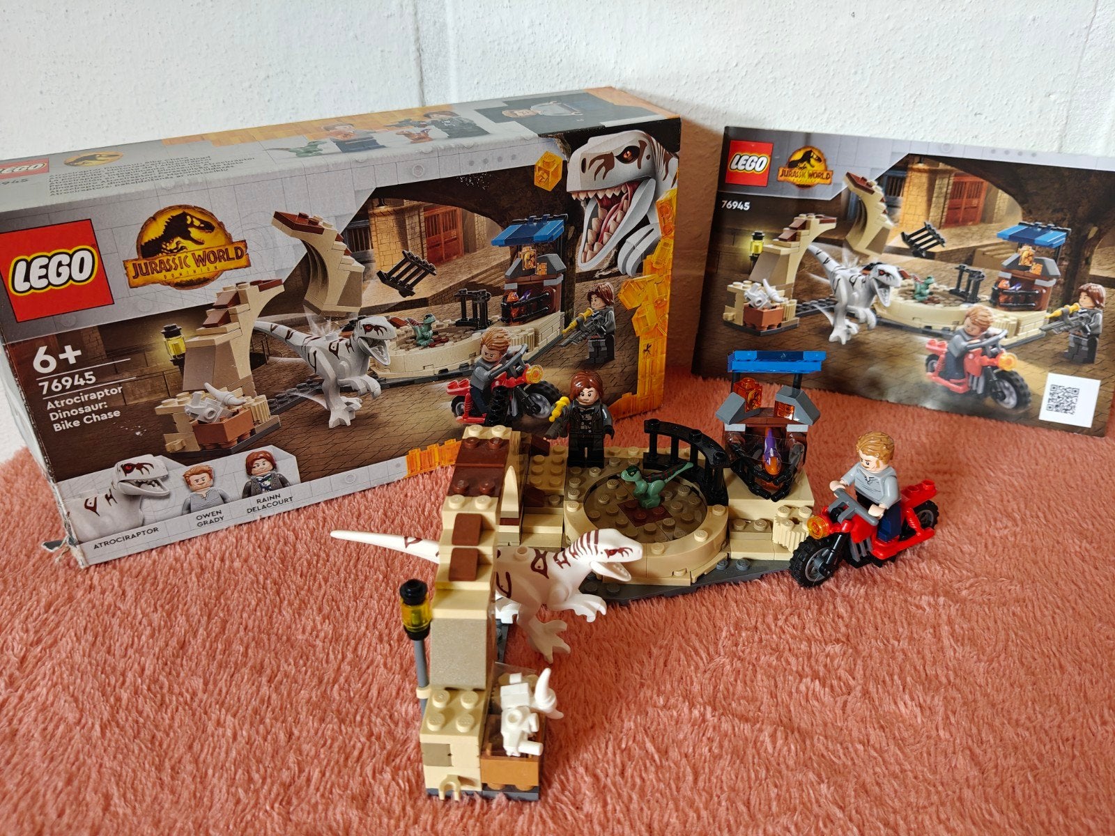 LEGO Jurassic World 76945 Atrociraptor, Boîte incluse, Lego, Ensemble complet, Comme neuf