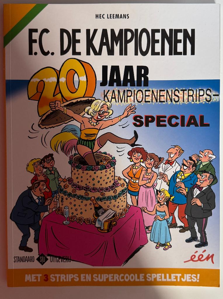 F.C. De Kampioenen: 20 jaar kampioenenstripsspecial, Enlèvement ou Envoi, Comme neuf, Hec Leemans (FC De Kampioenen), Une BD