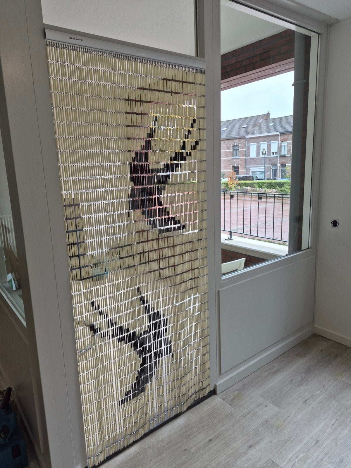 Sun-Arts vliegengordijn zwaluwen., Doe-het-zelf en Bouw, Ophalen, Kunststof, 80 tot 100 cm, 200 tot 215 cm