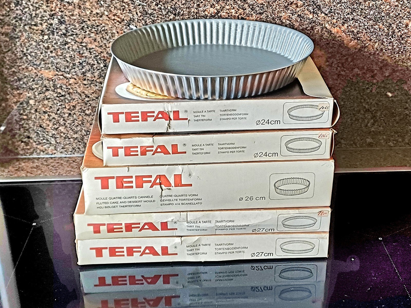 bakvormen TEFAL taart, Hobby en Vrije tijd, Ophalen of Verzenden, Nieuw, Taarten, Bakvorm
