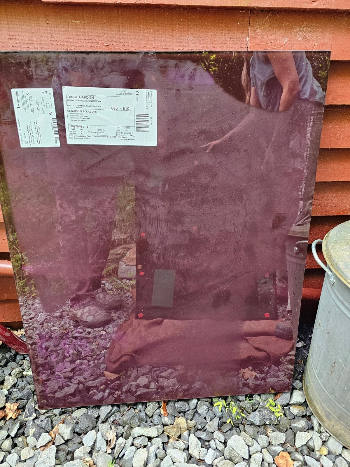 3 gelamineerde ramen Vanceva/Glassolutions, Doe-het-zelf en Bouw, Glas en Ramen, Ophalen