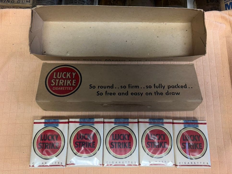 WW2 US LUCKY STRIKE (x5), Verzamelen, Ophalen of Verzenden
