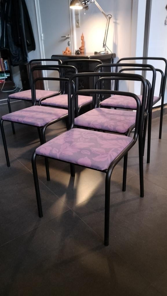 Vintage space-age Bauhaus buizenframe ORIX -Moltini stoelen, Enlèvement