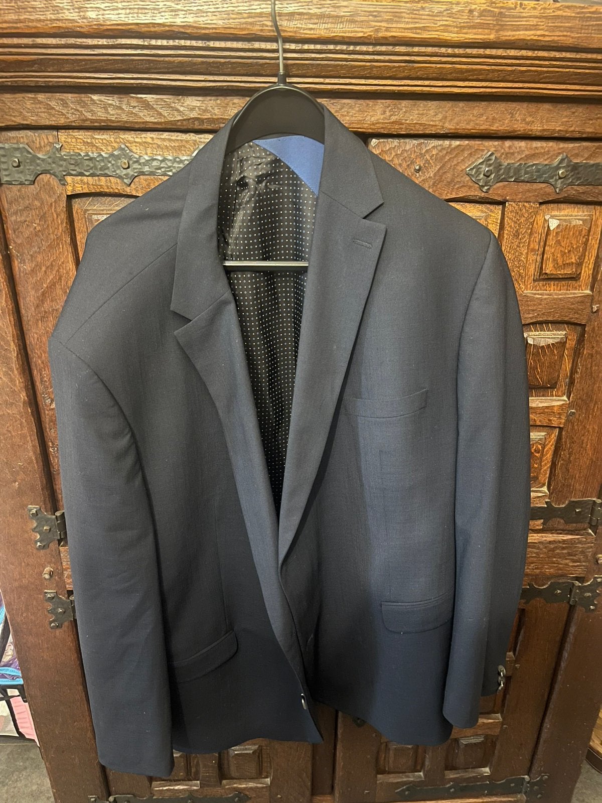 Costume complet Homme taille large (Veste,pantalon,chemise), Vêtements | Hommes, Enlèvement, Comme neuf, Bleu