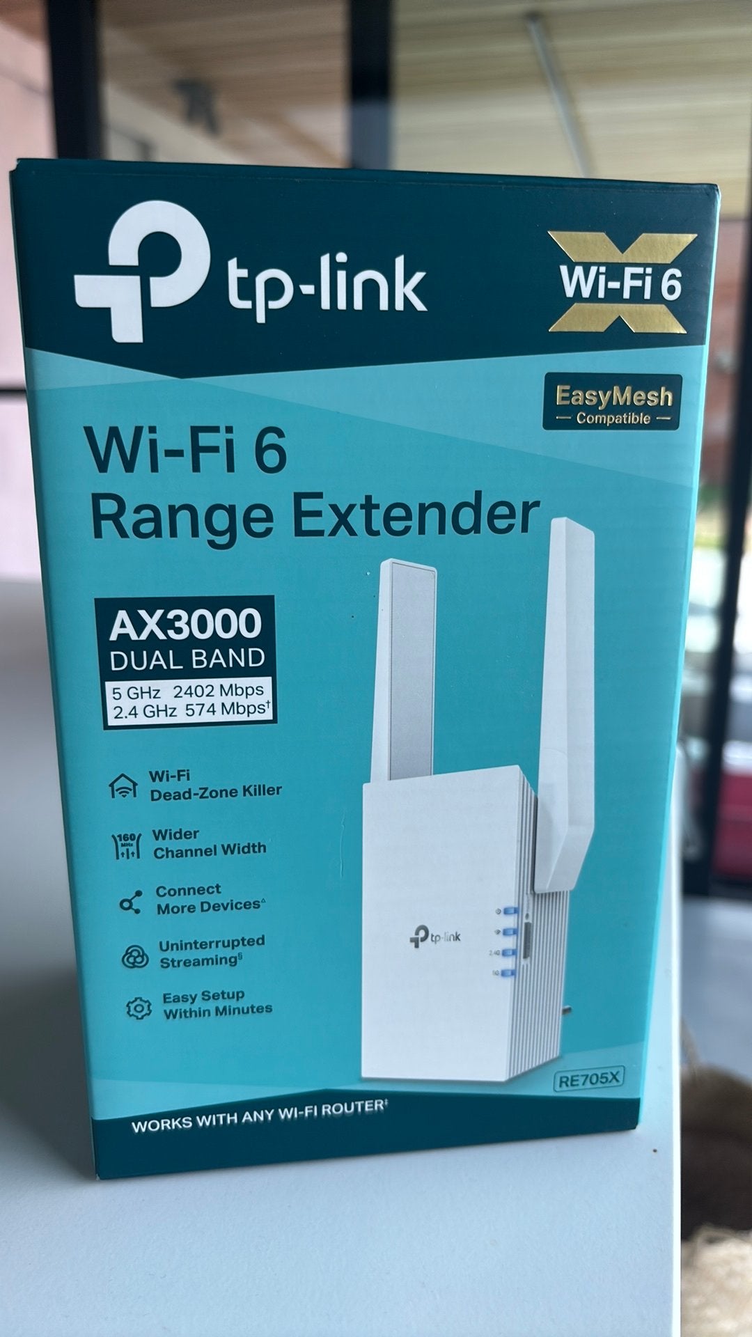 TP-Link wifi extender AX3000, Computers en Software, Netwerk switches, Ophalen, Zo goed als nieuw